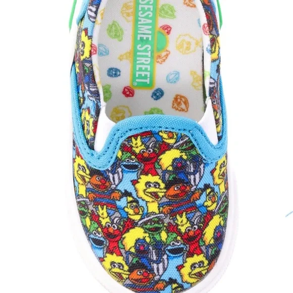 Colorful Sesame Street Kids Slip-On Shoes - Picture 3 of 7